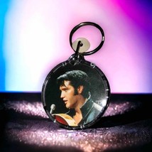 Very RARE Elvis Presley double sided keychain, I couldn&#39;t find another l... - £35.76 GBP