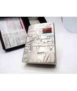 Marlboro Adventure West Compass Map Zippo 2001 Unfired Rare - $210.00