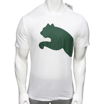 Nwt Puma Msrp $42.99 Oversized Logo Men&#39;s White Crew Neck Short Sleeve T-SHIRT - £15.56 GBP