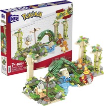 Mega Pokemon Jungle Ruins Building Toy Playset Charmander Cubone Figures... - $59.35