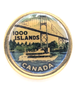 1000 Islands Canada Souvenir Pin Bridge Ferry Boat Scenic Travel Ontario... - €11,05 EUR