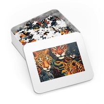 Jigsaw Puzzle in Tin, Leopard,  awd-321, Personalised/Non-Personalised (30, 110, - £28.22 GBP+