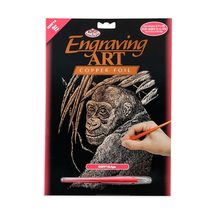 Royal &amp; Langnickel Copper Foil Engraving Art Kit 8&quot;X10&quot;-Kitten &amp; Puppy, ... - $6.49