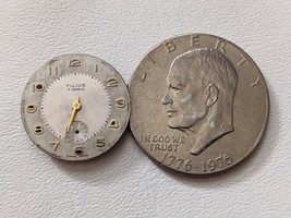 Vintage Tilius Natalis Swiss 17 Jewel Watch Movement Repair Parts - $152.89