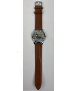Peanuts Gang Novelty Wristwatch New Brown Band and Battery Charlie Brown... - $25.73