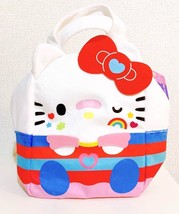 Sanrio HELLO KITTY Decora Pop Fluffy TOTE Bag 2023 21.5 x 16.5 x 10cm - £37.78 GBP