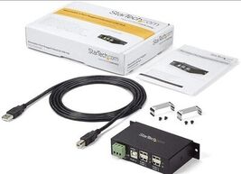 New StarTech ST4200USBM Rugged Industrial 4-port USB2 Hub w/ USB Cable - $44.53