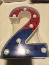 Spider-Man Lighted Number 2nd Birthday On And Off - $17.79 CAD