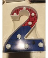 Spider-Man Lighted Number 2nd Birthday On And Off - $17.83 CAD