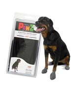 RUBBER DOG BOOTS PAWZ SIZE LARGE 12 REUSABLE WATERPROOF FOOT PROTECTORS - £15.92 GBP