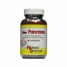 Natural Sources Raw Pancreas, 50 Count - £14.87 GBP
