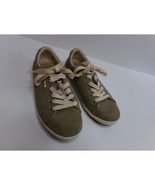 Taos Star womens khaki canvas sneaker size 9 1/2 W Excellent - $19.40