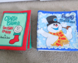 (2) Kids Soft Plush Books Charlie Brown &amp; Frosty The Snowman--FREE SHIPP... - £13.97 GBP