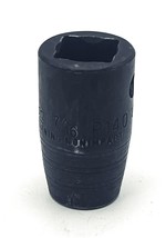 Snap-on Tools P140 7/16" SAE 1/2" Drive 6 Point Impact Socket, Made in USA - $28.98