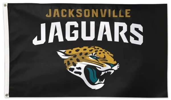 Jacksonville Jaguars 3×5 Black Logo Flag for Sale - £14.75 GBP