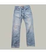 Levis Mens 511 Skinny Jeans 30x30 Distressed with Knee Rip  - $15.96