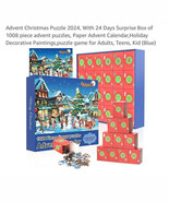ADVENT CALENDAR MERRY CHRISTAMS JIGSAW PUZZLE 1008 PC NEW &amp; SEALED - $562.22 MXN