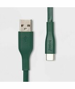 Heyday 6 FT Micro USB to USB-A Charging Cable - Evergreen - £6.97 GBP