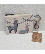 Karma Zip ID Card Llama Wallet 4.5&quot; x 3&quot; - $270.18 MXN