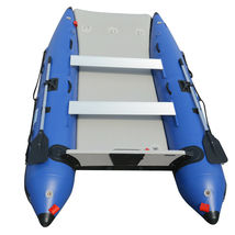 BRIS 11 ft Inflatable Catamaran Inflatable Boat Dinghy Mini Cat Boat Blue image 2
