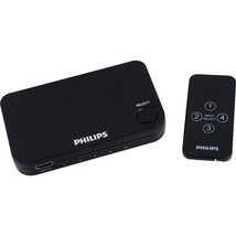 Philips 4 Device HDMI Switch 4k@60hz, Wireless Remote, Use with 4K Smart TV Roku - £56.60 GBP