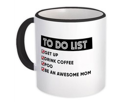 To Do List Awesome Mom : Gift Mug Mother Coffee Poo Get Up Christmas Birthday - £12.70 GBP