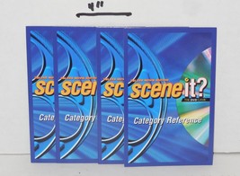 Screenlife Deluxe Movie Scene it DVD Board Game Replacement Set 4 Category Cards - £3.65 GBP