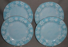 Set (4) Pfaltzgraff Evergreen Ernie Pattern Dinner Plates Christmas - Holiday - £62.62 GBP