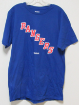 NWT Reebok NHL Face Off Collection New York Rangers Adult T-Shirt Size L Royal - £19.95 GBP