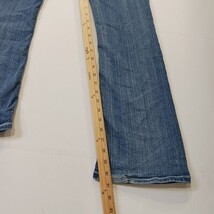 WallFlower Women's Blue Bootcut Jeans Embellished Pockets Stretch Denim Sz 9 Reg image 8
