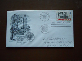 1962 Louisiana Statehood First Day of Issue Envelope 150 Anniversary FDC... - $2.50