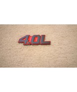 One 4.0L Engine Emblem Matte Black And Glossy Red 4" X 1 1/2" Metal Alloy  - €12,63 EUR