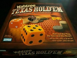 Yahtzee Texas Hold&#39;em Dice Game **USED** - £14.22 GBP