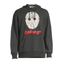 Friday the 13th Men&#39;s Graphic Pull Over Hoodie, Gray Size XXXL - £25.47 GBP