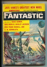 Fantastic 6/1969-Robot pulp cover-Jack Vance-Isaac Asimov-Pulp thrills-VG+ - £25.50 GBP