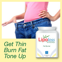 LIPOLOSS FAT BURNER PILLS TABLETS GET LEAN INTENSE TREATMENT BURN FAT SA... - $28.39