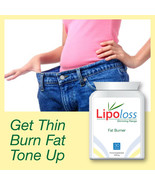 LIPOLOSS FAT BURNER PILLS TABLETS GET LEAN INTENSE TREATMENT BURN FAT SA... - $38.66 CAD