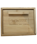 WOWOTEX Wooden Box Towel Biodegradable Face Towel for Drying - $400.45 MXN
