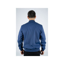 Mens Platini Bamber Jacket with Lion Rhinestone Design Zip up BMJ8133 Blue image 4