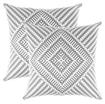 TreeWool (Pack of 2) Decorative Throw Pillow Covers Kaleidoscope Accent in 100%  - £18.29 GBP
