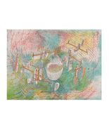 &quot; Stazione Spatiale &quot; Da Roberto Matta Litografia Su Carta Le 200 76.2cm x - $2,057.94 CAD