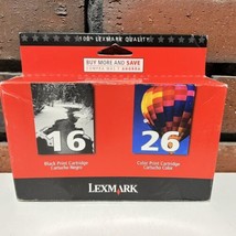 Lexmark 16 & 26 Combo Pack Black and Color Ink Cartridges - Sealed - $16.81