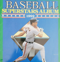 1992 Baseball Superstars Album 16 Full Page Posters Vintage MLB PB - £25.49 GBP