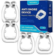 Neomen 4 Pcs Anti Snore Dilators Apnea Aid Device Stop Snoring Nose Clip - £8.12 GBP
