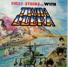 Twin Cobra Romstar Arcade Flyer Original Video Game Helicopter Battle Art 1987 - £20.49 GBP