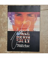 Tom Cruise signed movie program Born on the 4th of July, JAPAN , Origina... - $105.01
