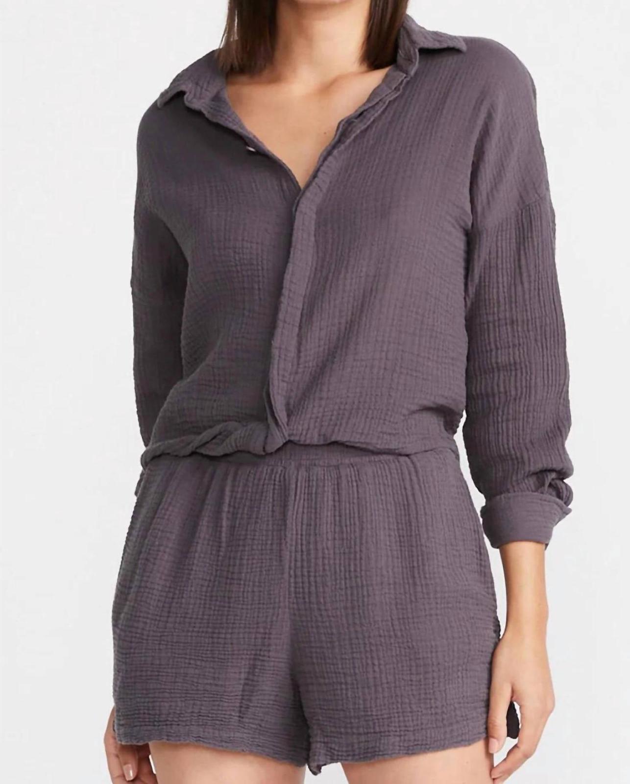 Monrow Relaxed Blouse Size M - $78.21