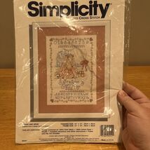 Simplicity Stamped Cross Stitch Kit Sugar and Spice 10X14 - $275.45 MXN
