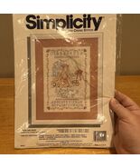 Simplicity Stamped Cross Stitch Kit Sugar and Spice 10X14 - $275.45 MXN