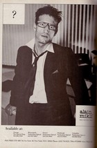 1985 Alain Mikli Glasses Eyewear Sexy Male Model Vintage Fashion Print A... - $6.05